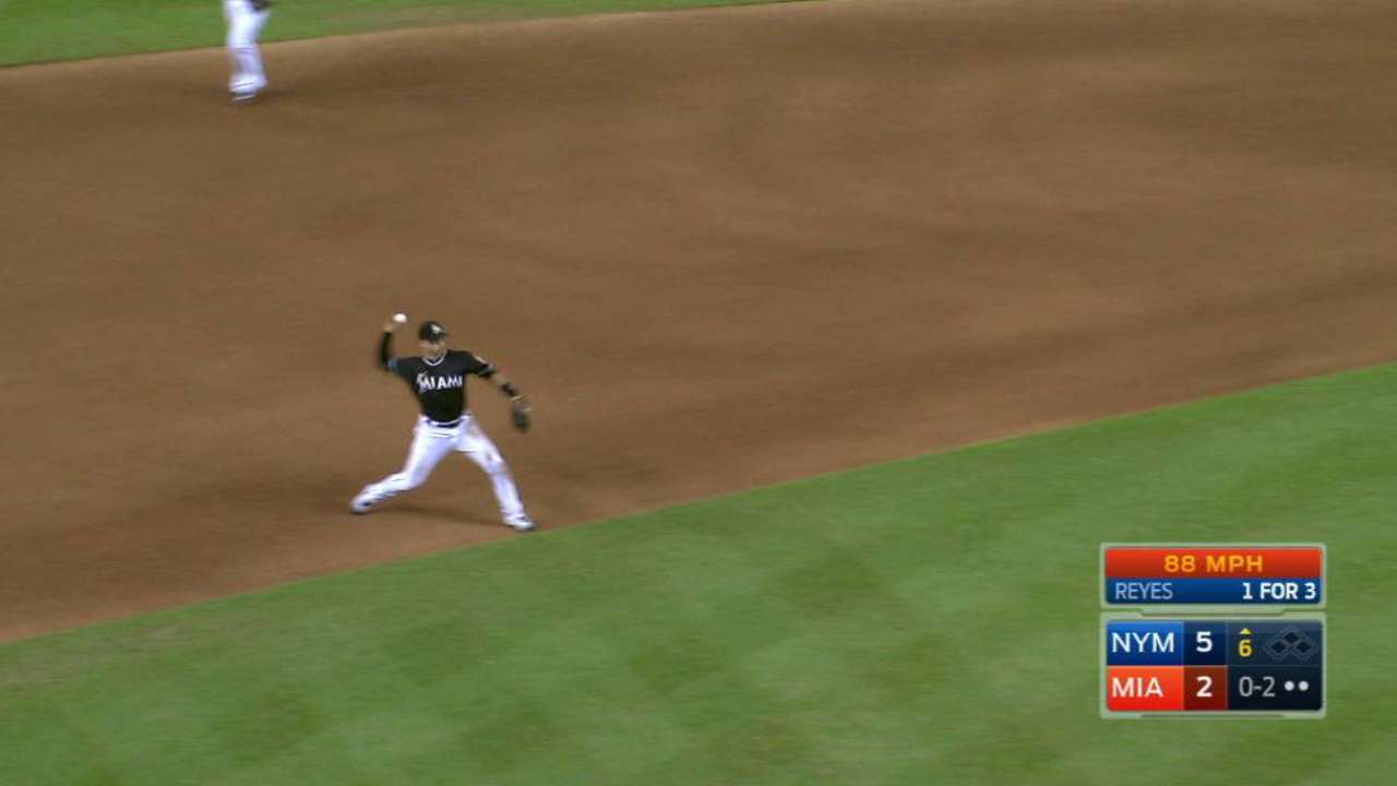 Prado's diving stop