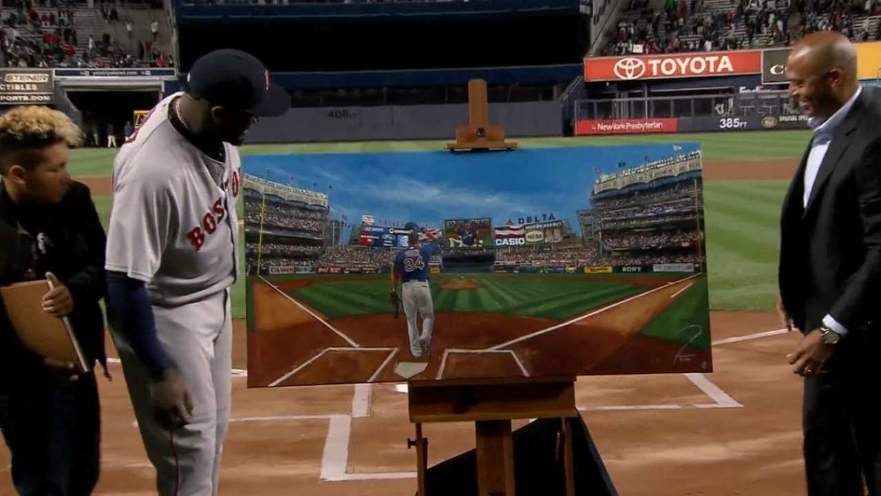 Yanks put aside rivalry, honor Big Papi
