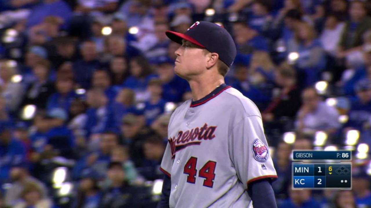 Gibson's season-high strikeout