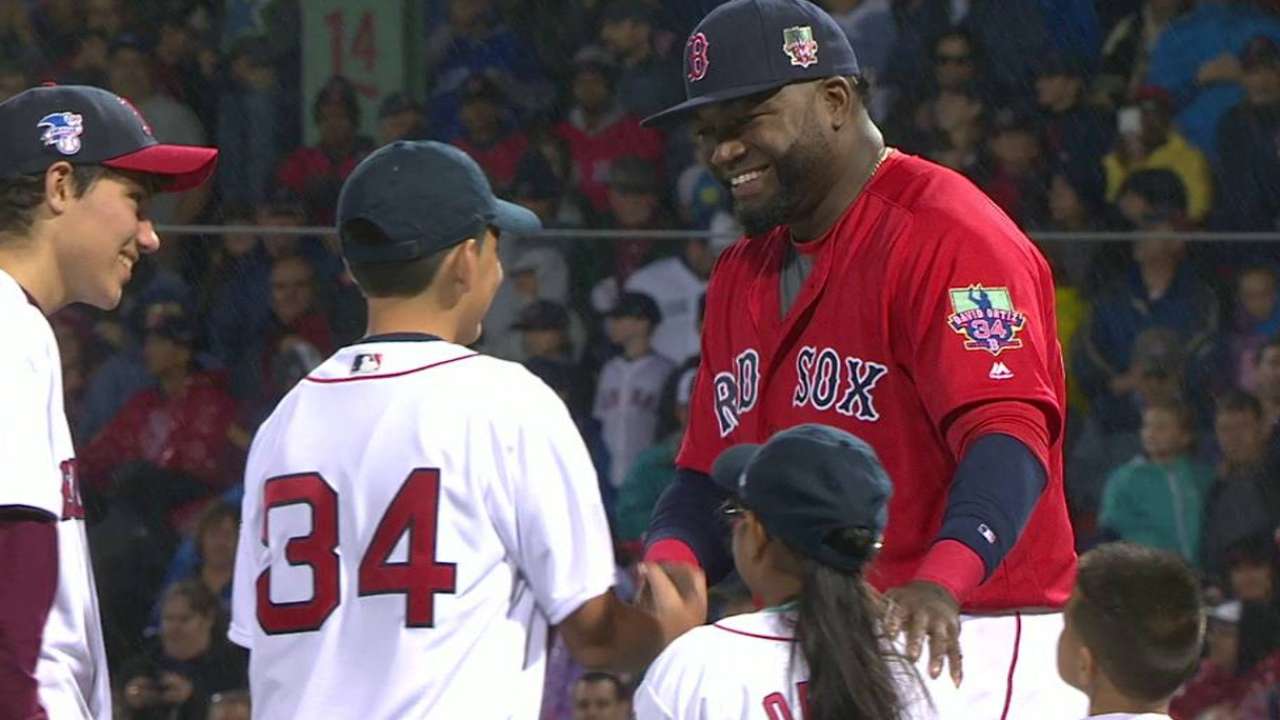 Red Sox honor Ortiz