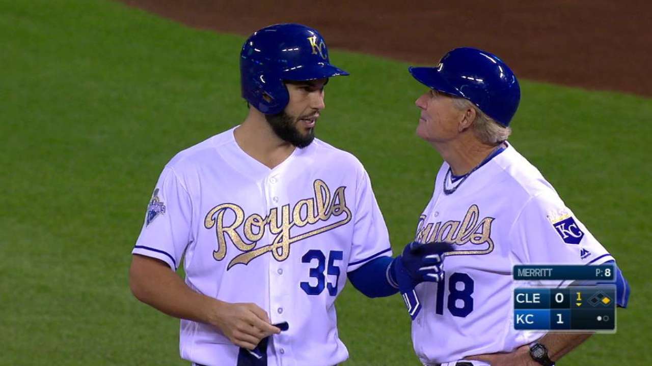 Hosmer's RBI single