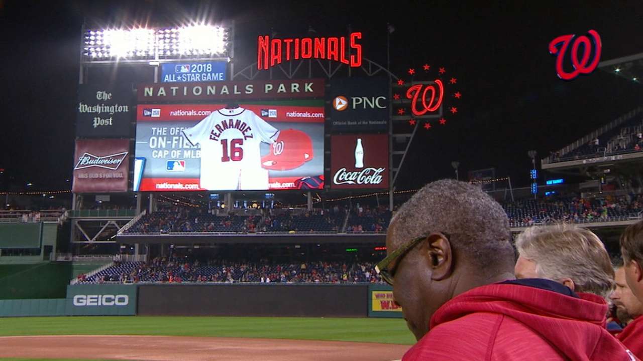 Nationals honor Fernandez