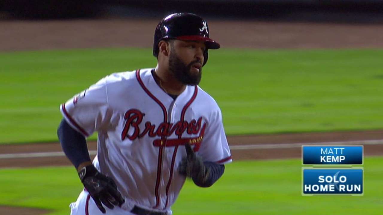 Kemp's solo long ball