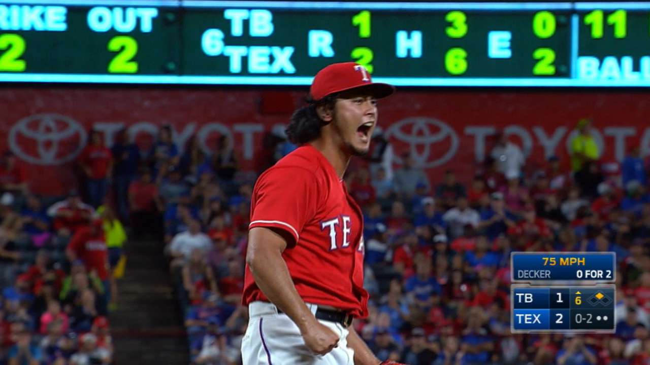 Rangers hoping to stabilize rotation, first, corner OF in 2017