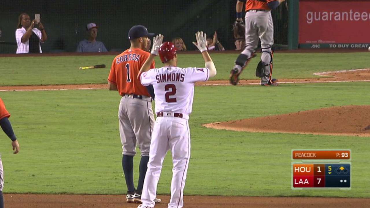 Simmons' two-run single