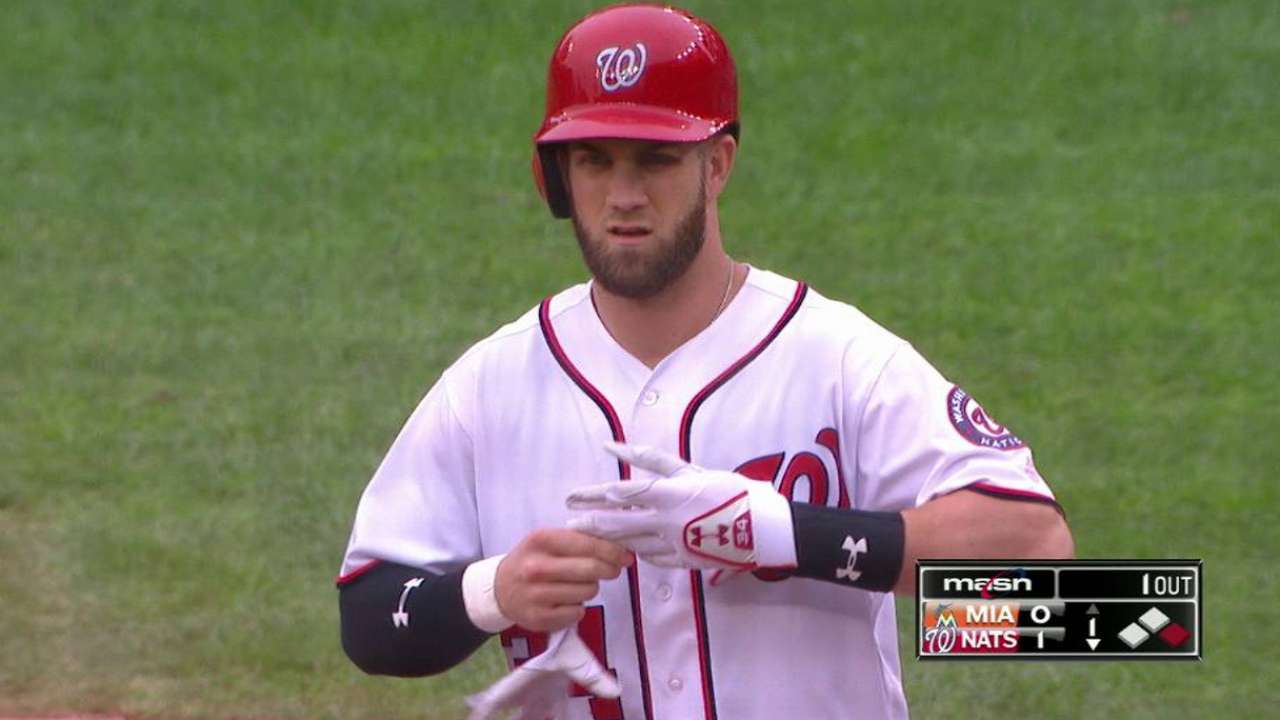 Harper's RBI single