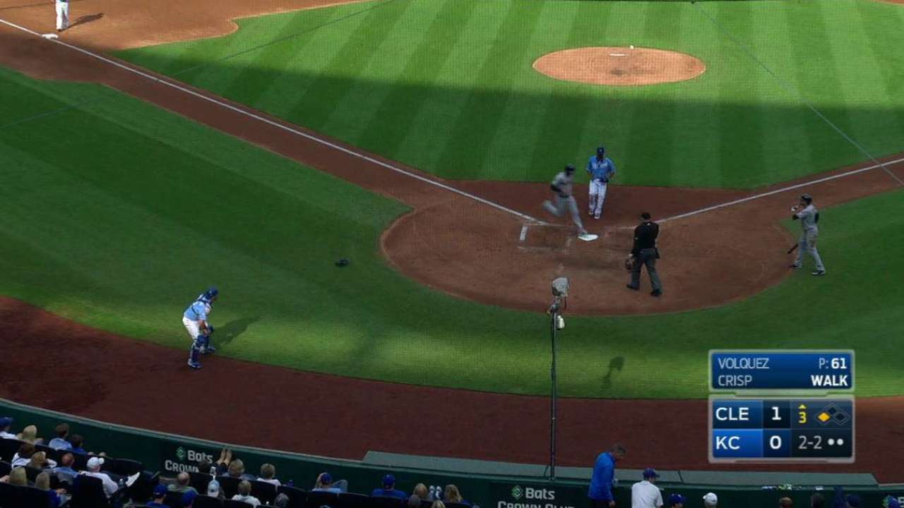 Chisenhall scores on wild pitch
