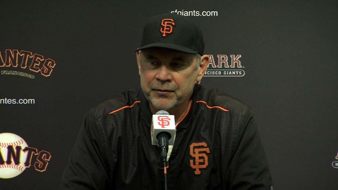 Bochy on Blach's gem