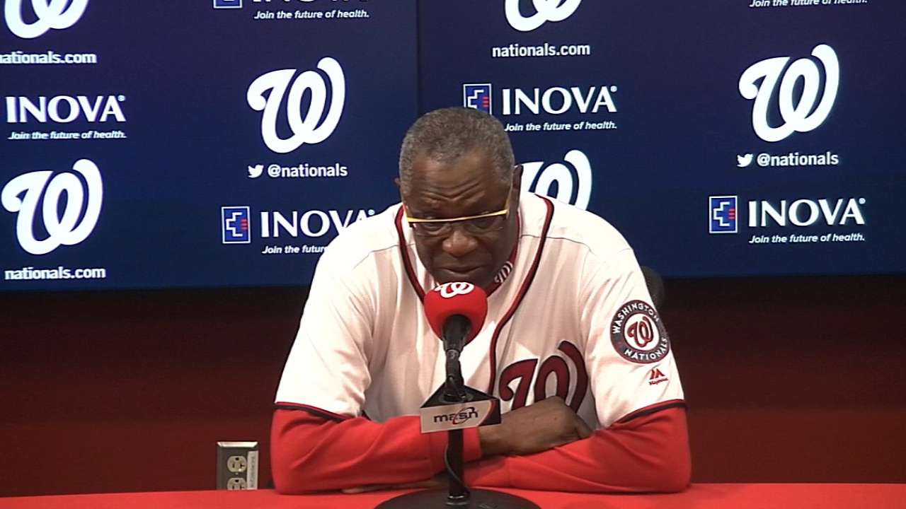 Baker appreciates place in baseball with Nats