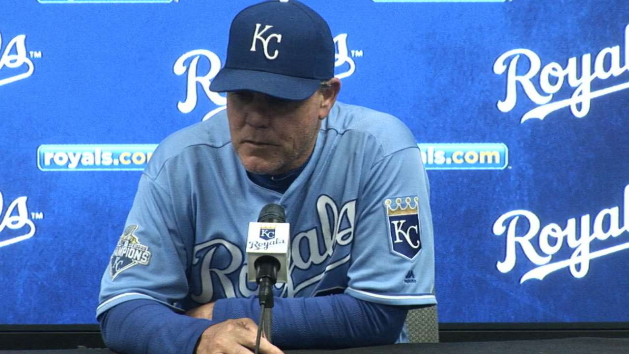 Yost on 6-3 loss vs Indians
