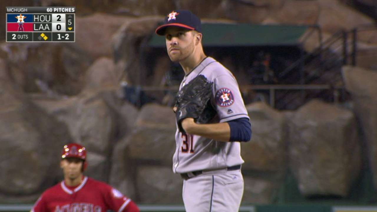McHugh gets out of a jam