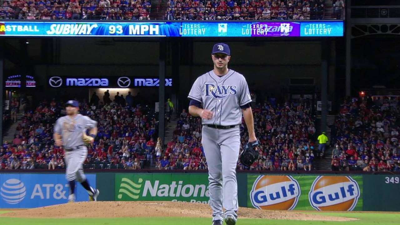 Odorizzi strikes out the side