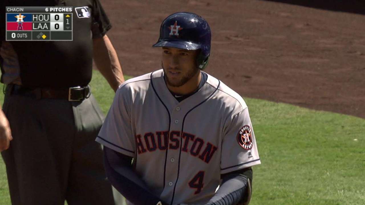 Springer's infield single