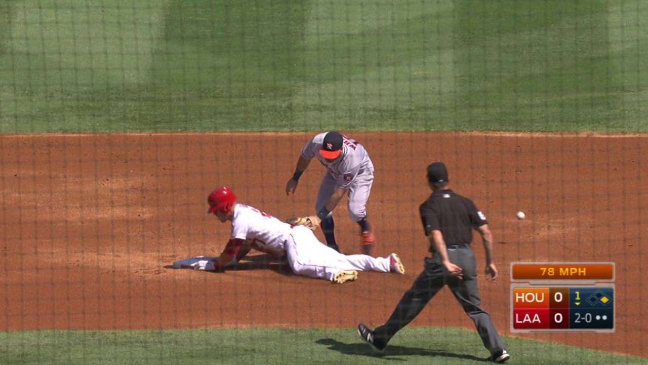 Trout's 30th stolen base
