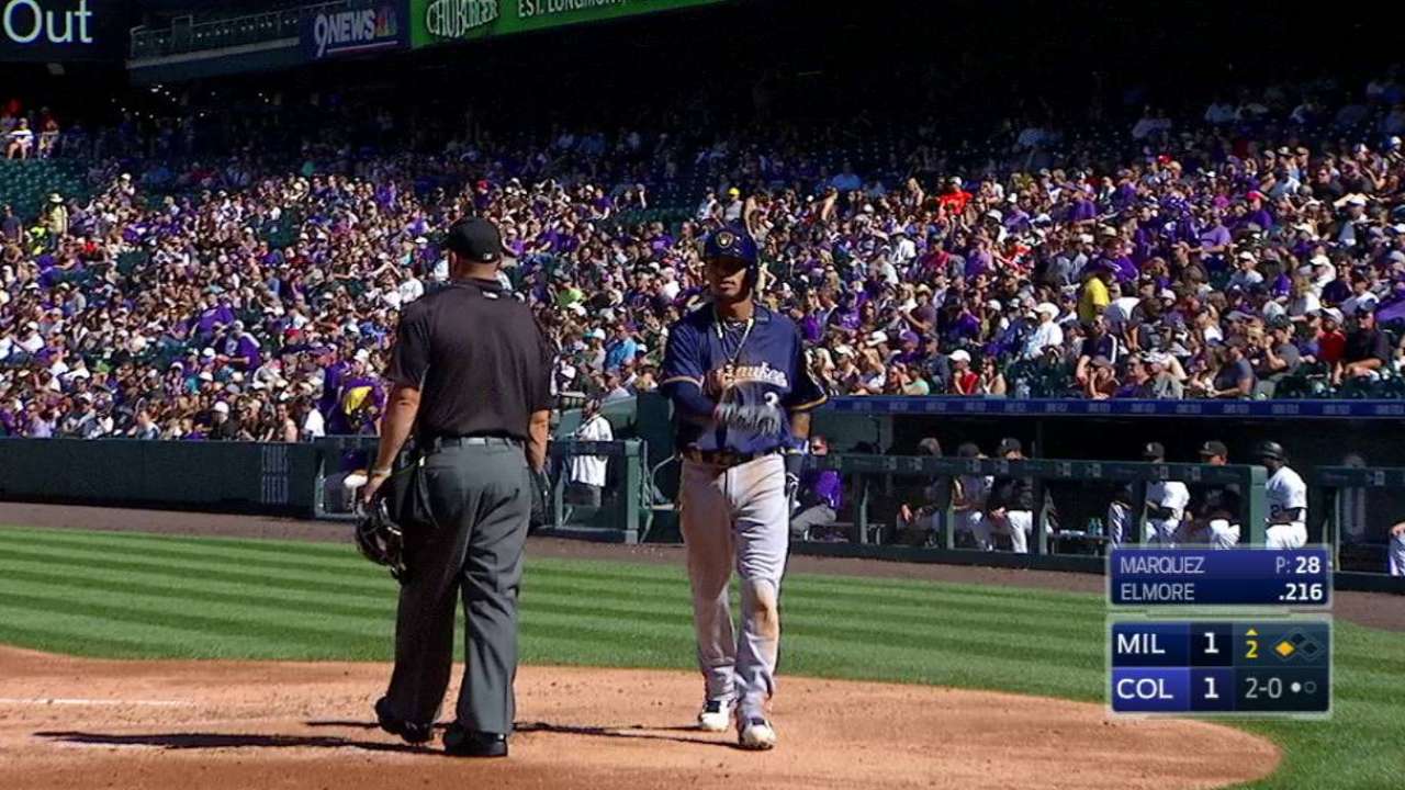 Elmore's RBI groundout
