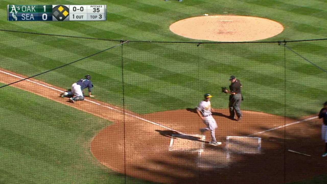 Semien's RBI single