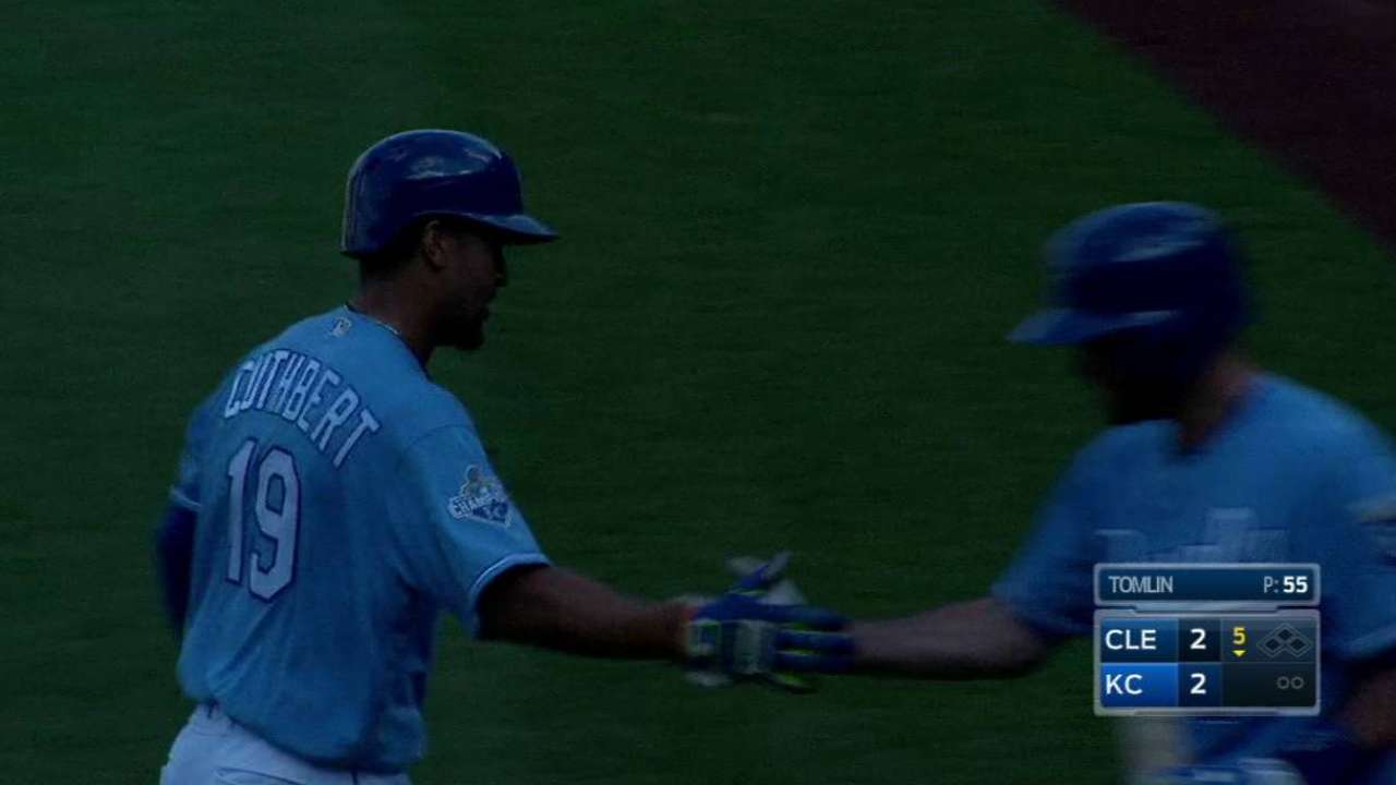 Cuthbert's solo homer