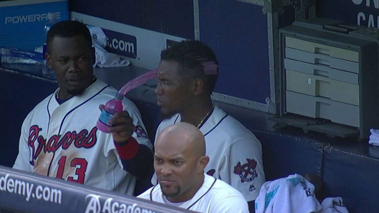 Teheran gets a shower
