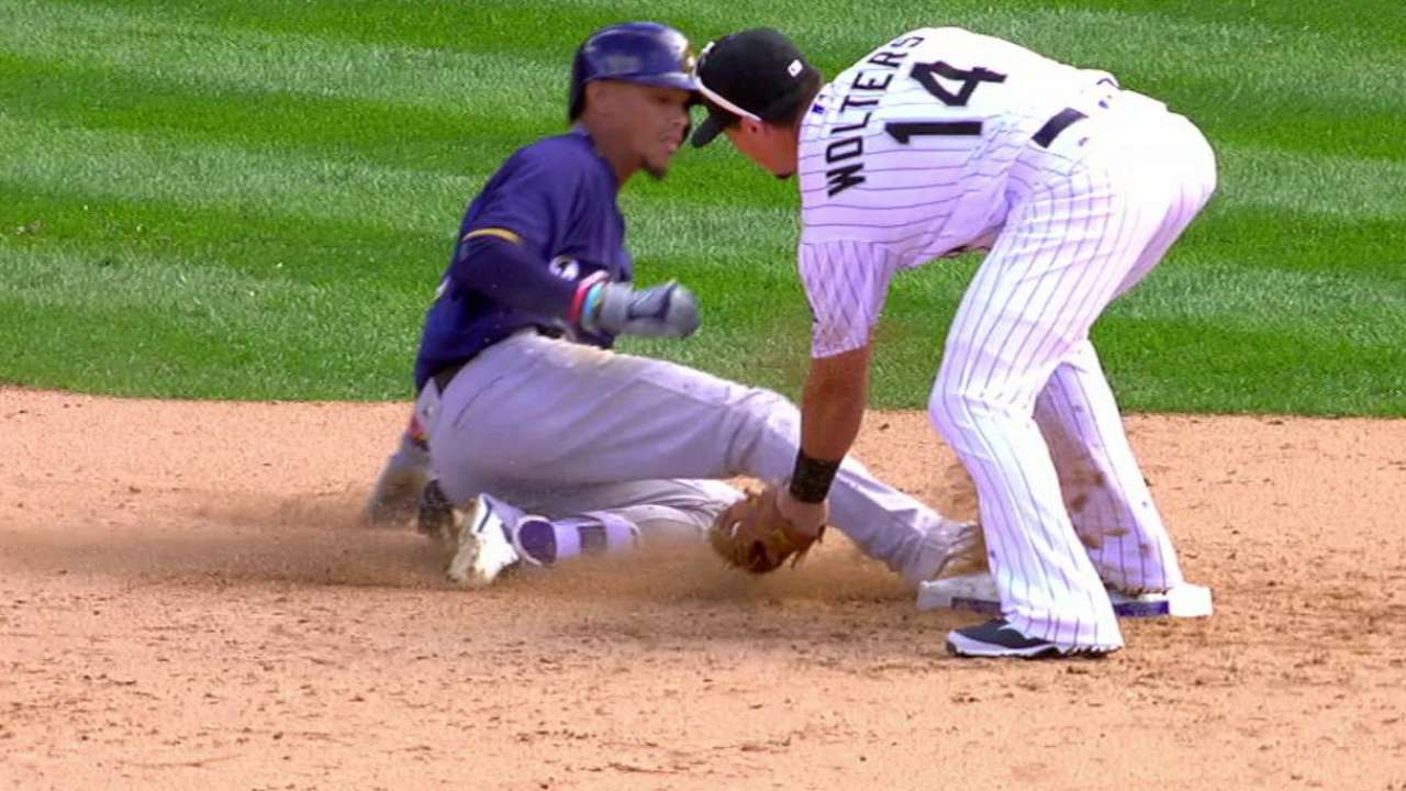 Arcia notches a double