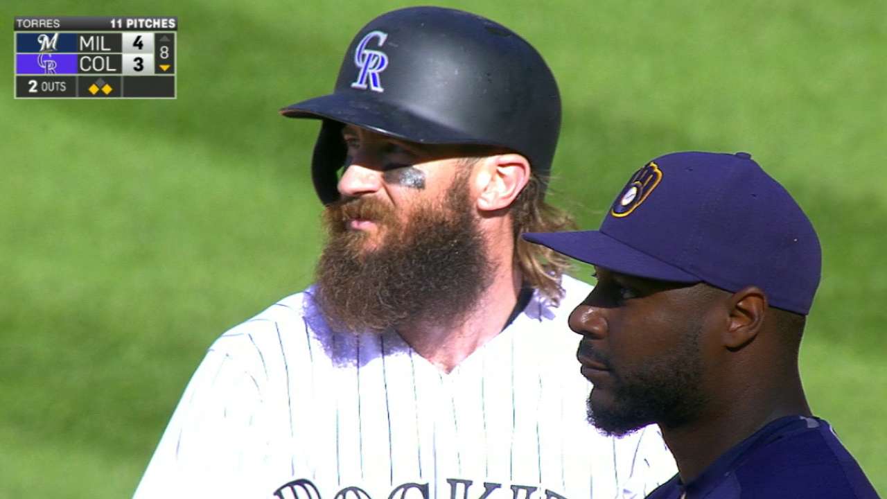 Blackmon's four-hit performance