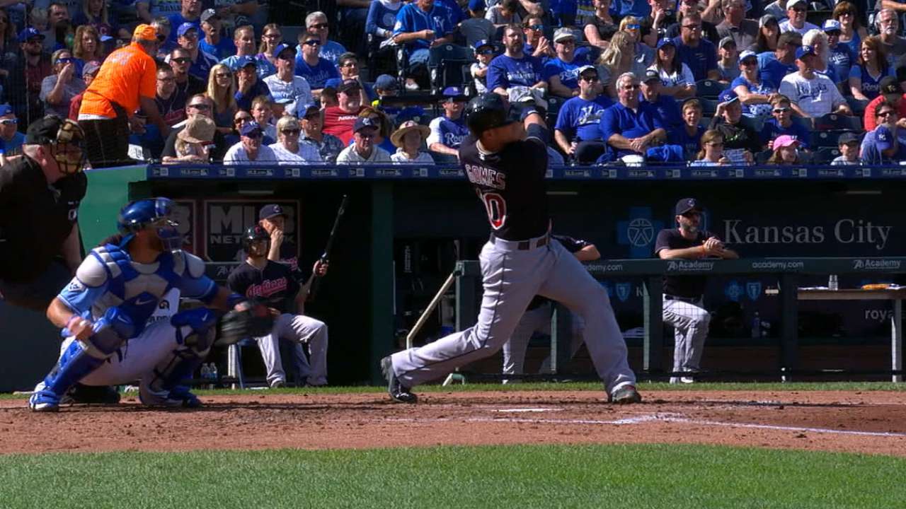 Gomes' 416-foot home run