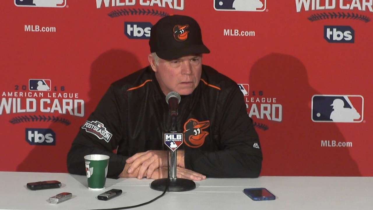 Showalter: Ubaldo, Bundy to be in 'pen for WC