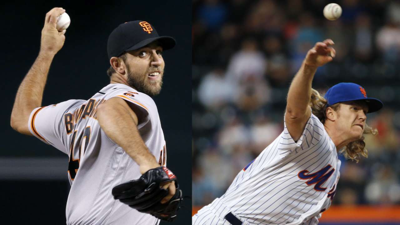 Bumgarner, Syndergaard face off