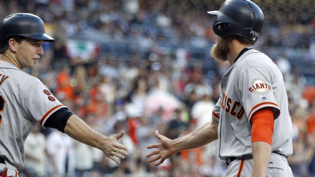 Posey, Pence are playoff X-factors for Giants