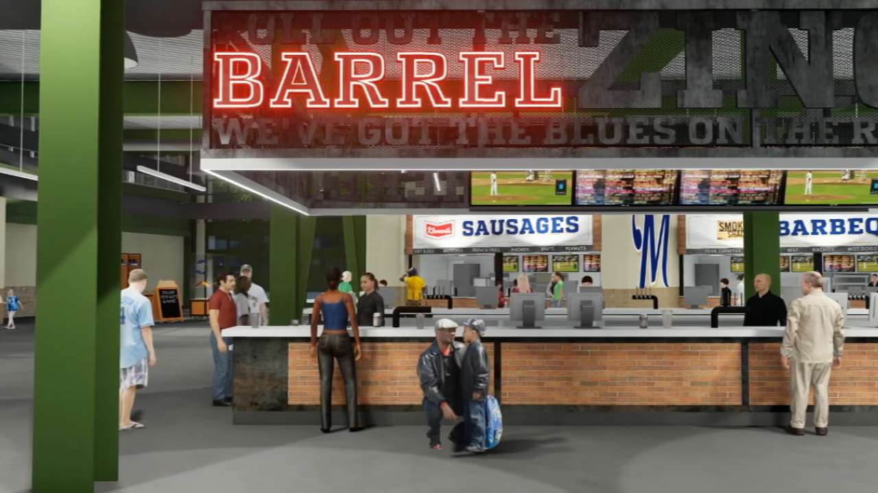 Miller Park concessions renovation underway