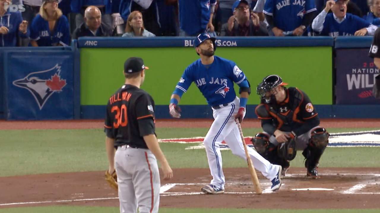 Bautista's solo homer