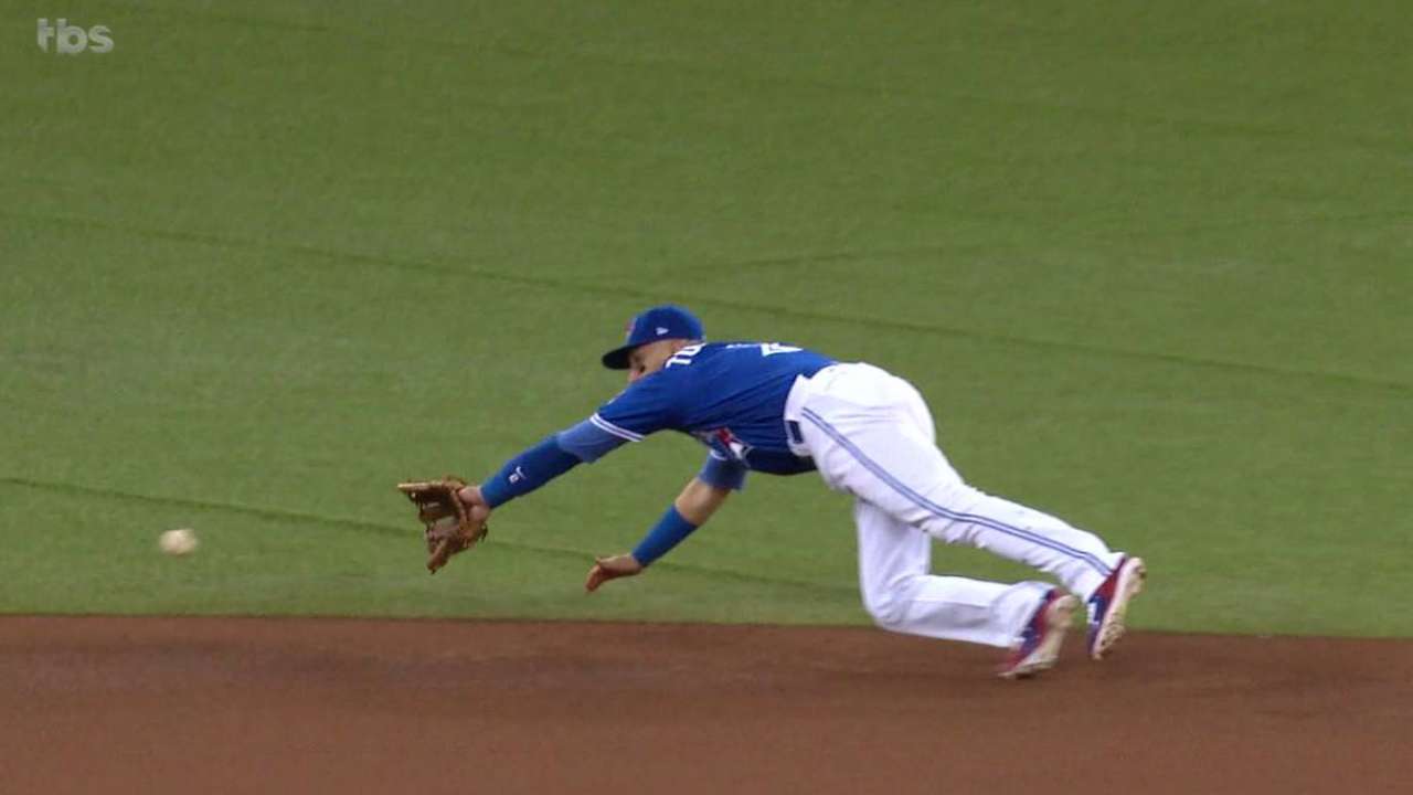Tulo's diving stop