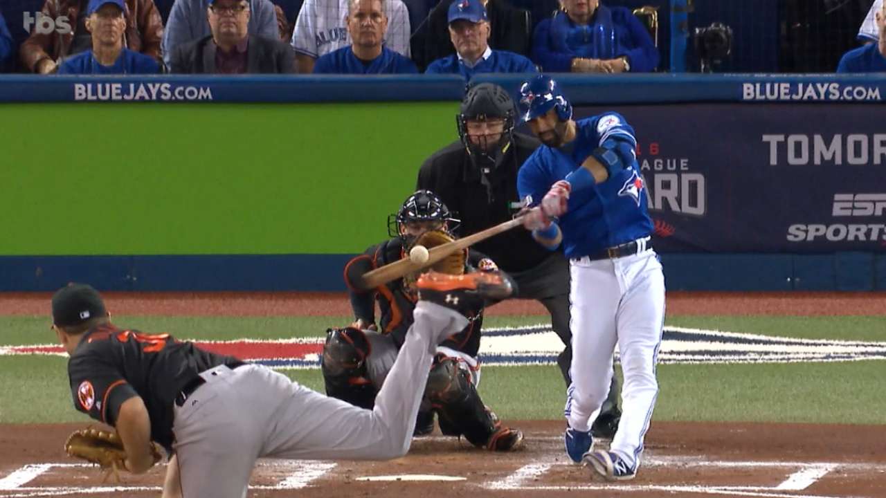 Bautista's 357-foot home run