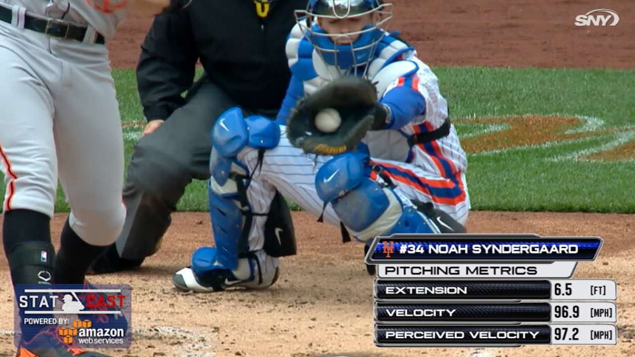 Statcast: Syndergaard's velocity