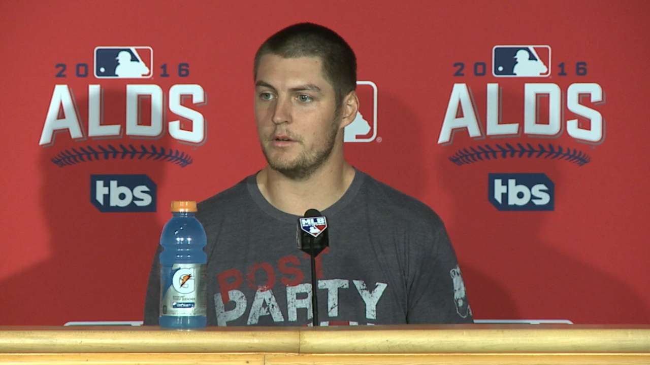 Oct. 5 Trevor Bauer workout day interview