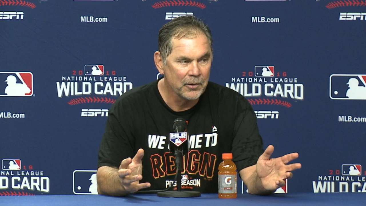 Bochy on Giants' 3-0 win