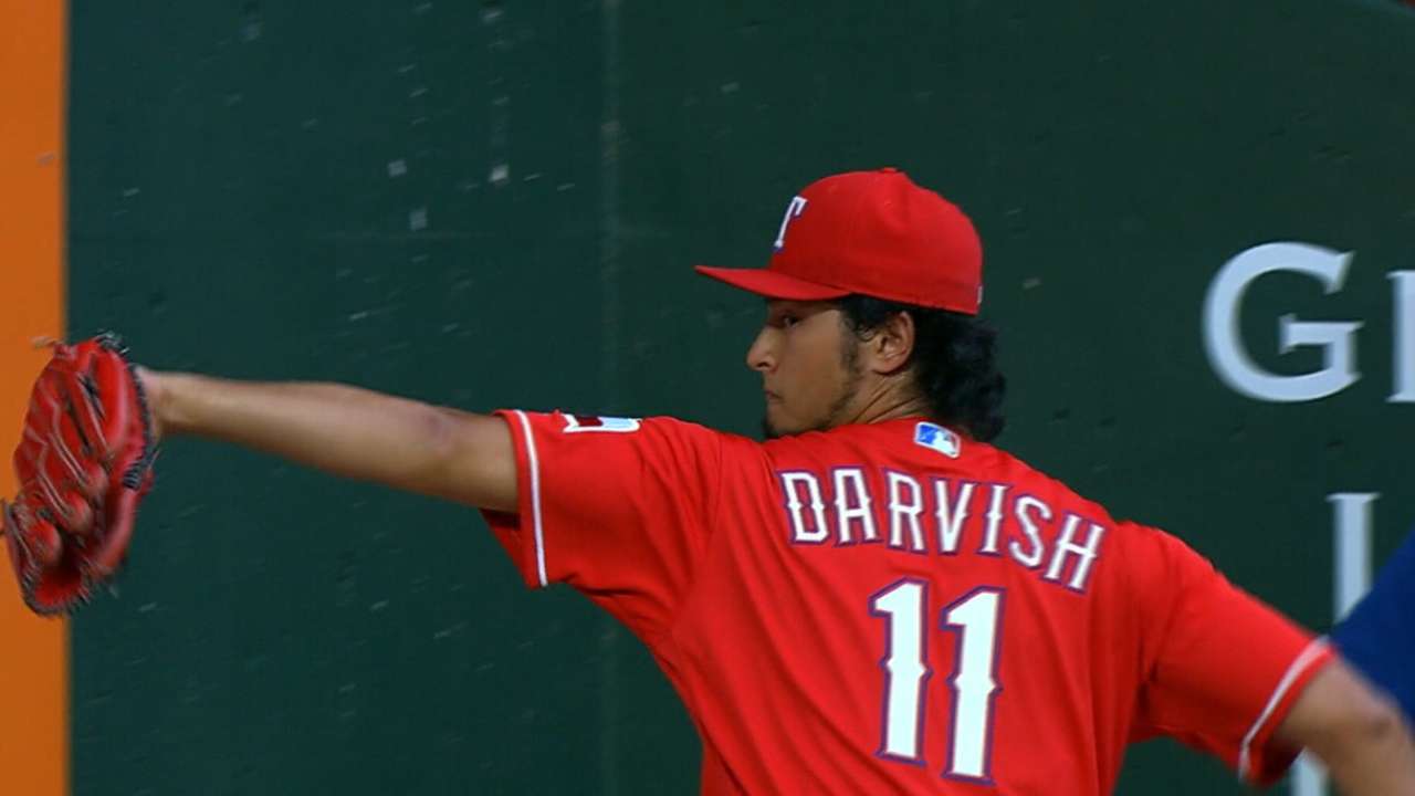 Darvish on Blue Jays' lineup