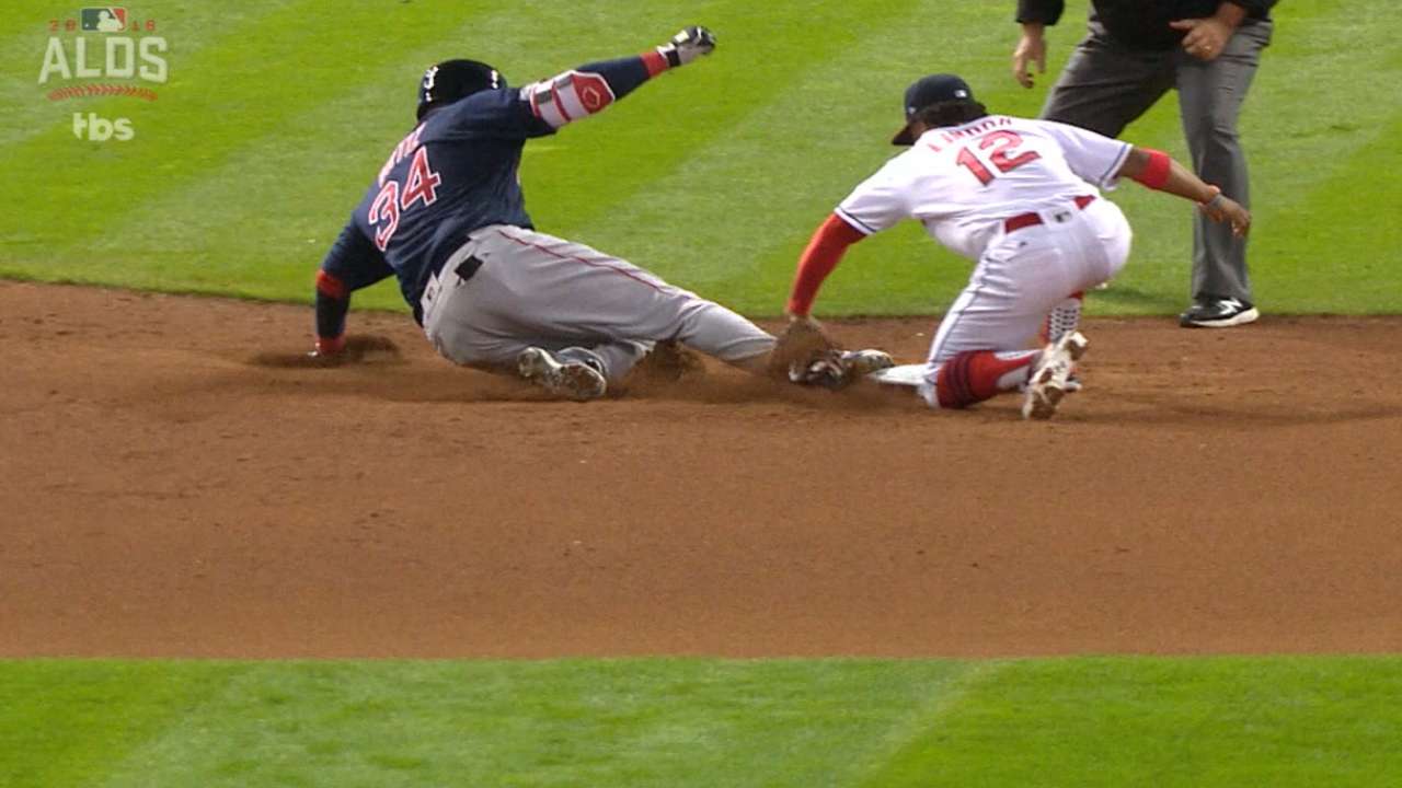 David Ortiz demostró su entrega en los playoffs al correr de home a 2da