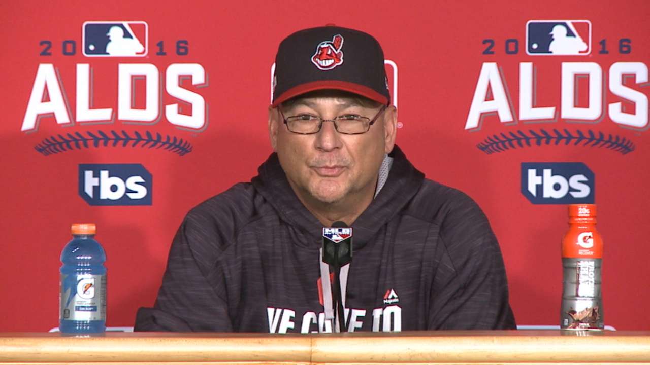 Francona on usage of bullpen