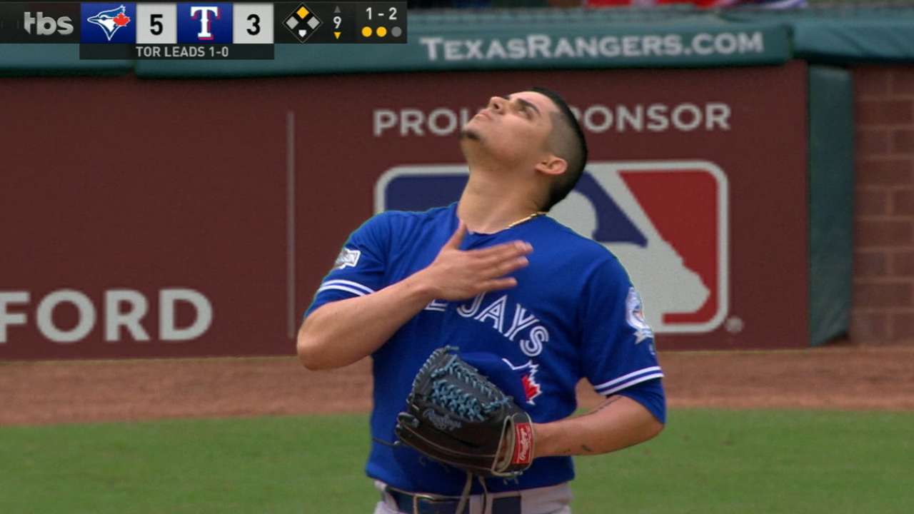 Osuna locks down five-out save