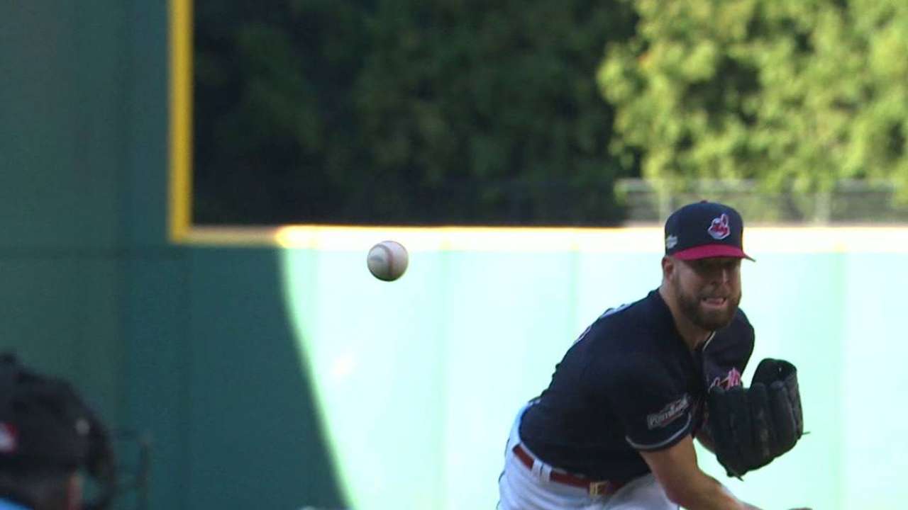 Kluber strikes out Ramirez