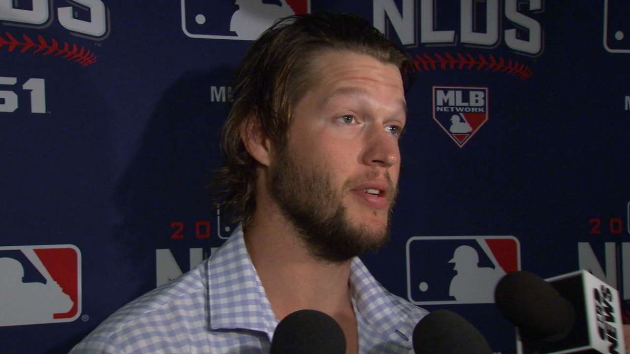 Kershaw on his outing in Game 1