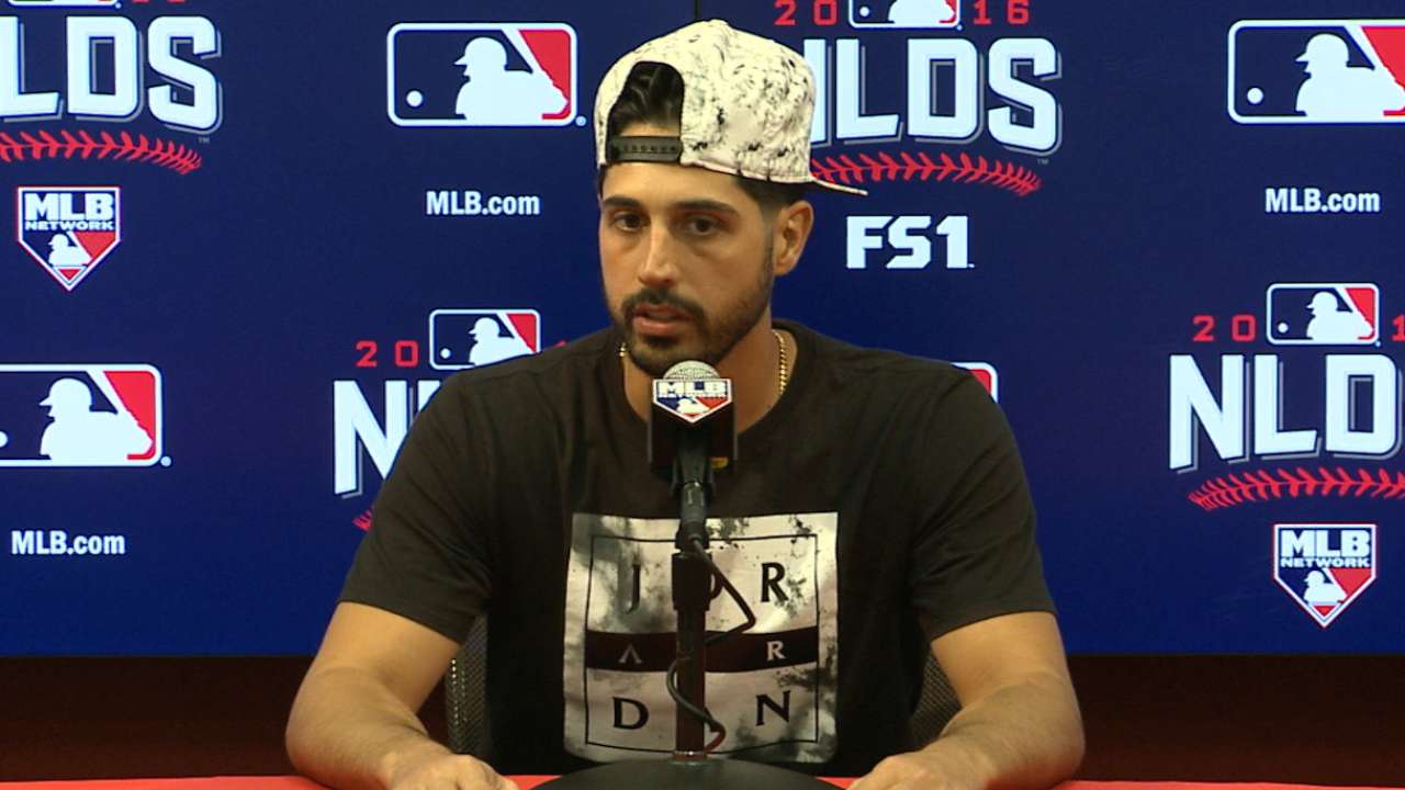 Gio turning page ahead of NLDS Game 3