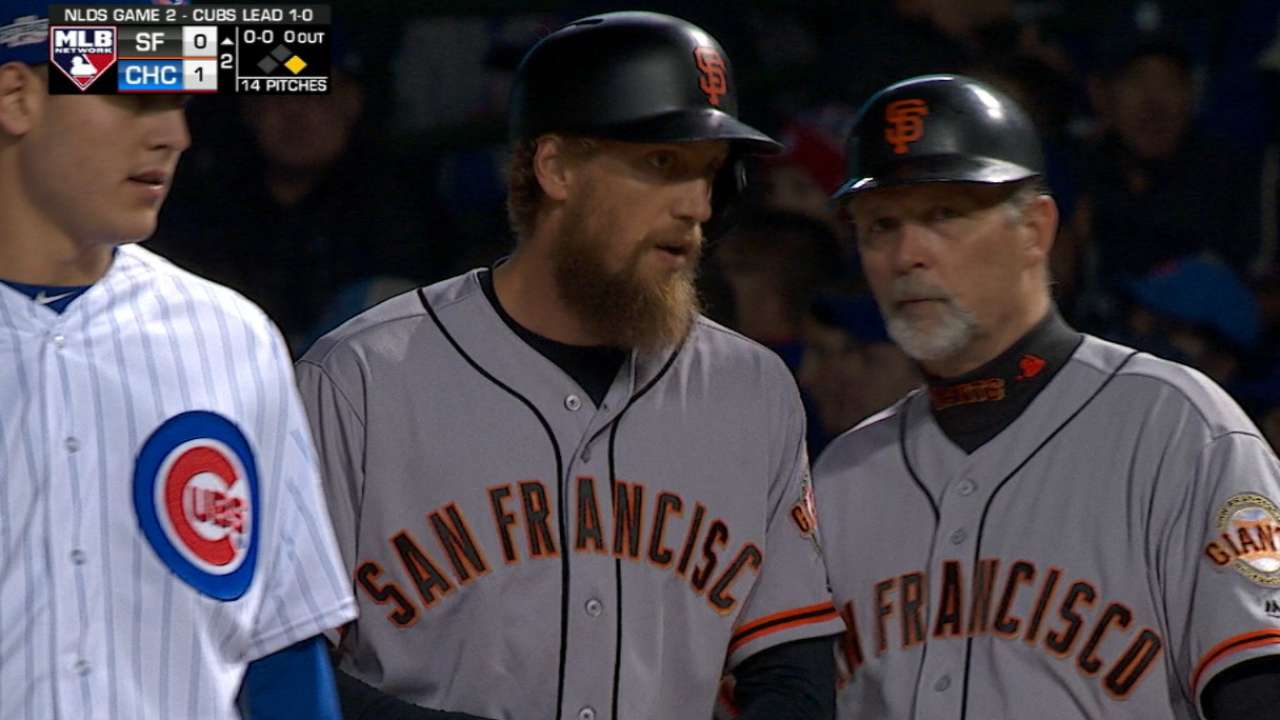 Giants must solve Cubs' pitching to stave off elimination