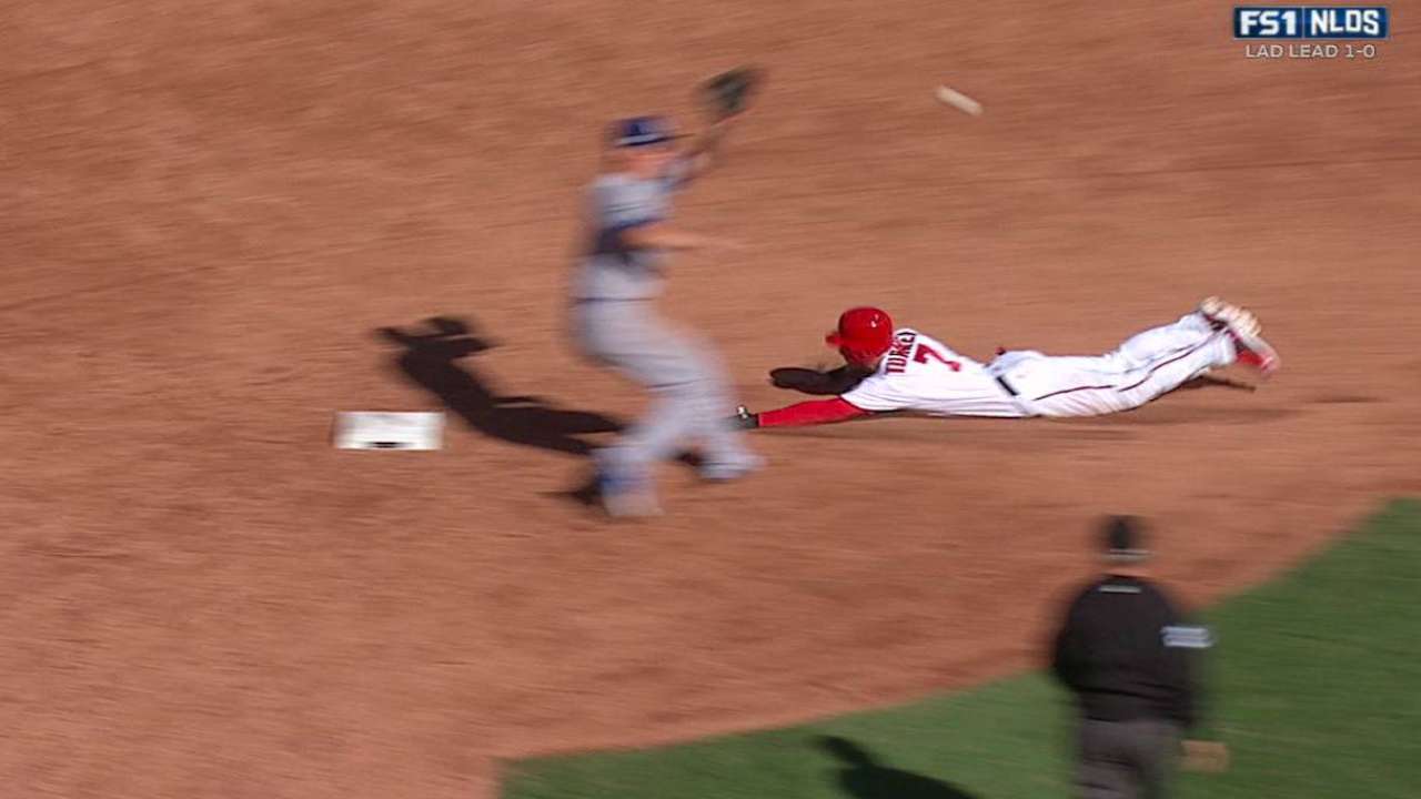 Turner steals a bag in the 5th