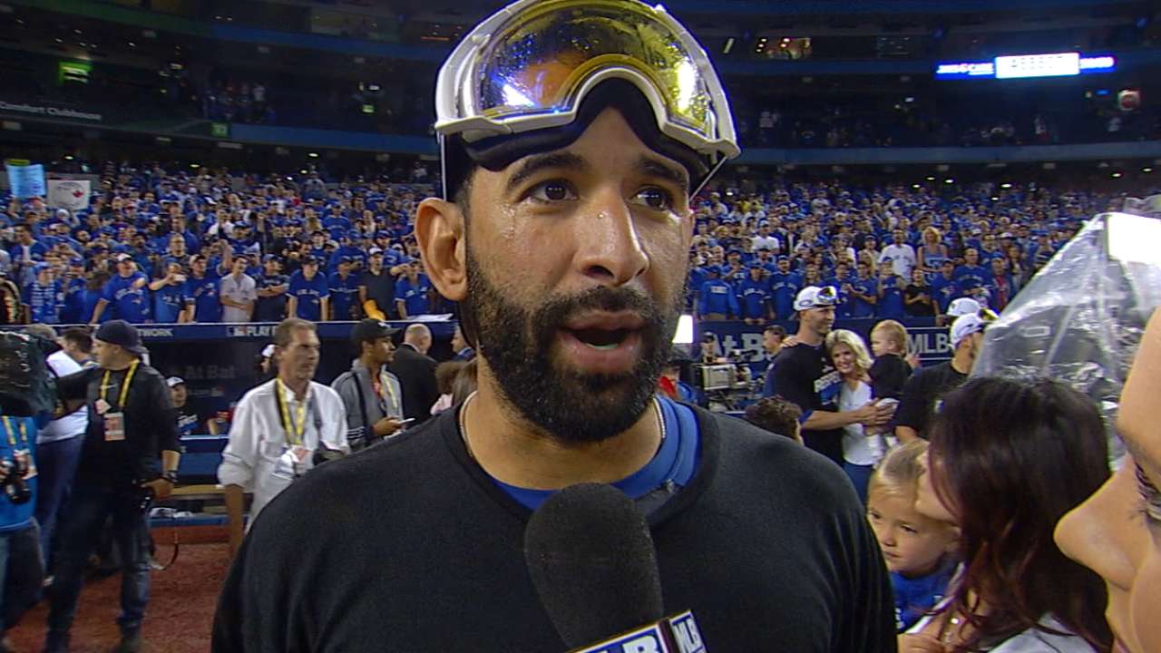 Bautista on clinching ALDS win