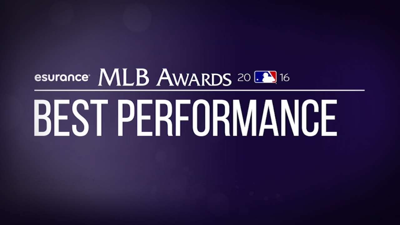 Vote for Best Performance in MLB Awards