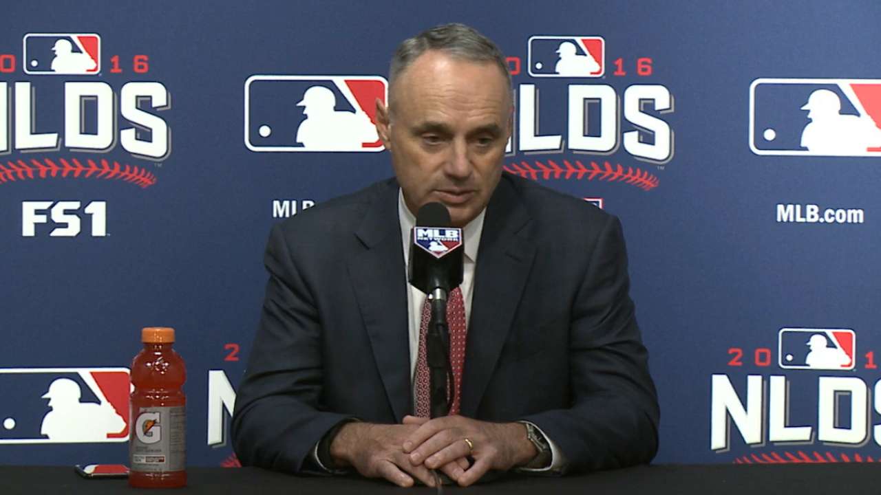 Manfred shares progress on CBA