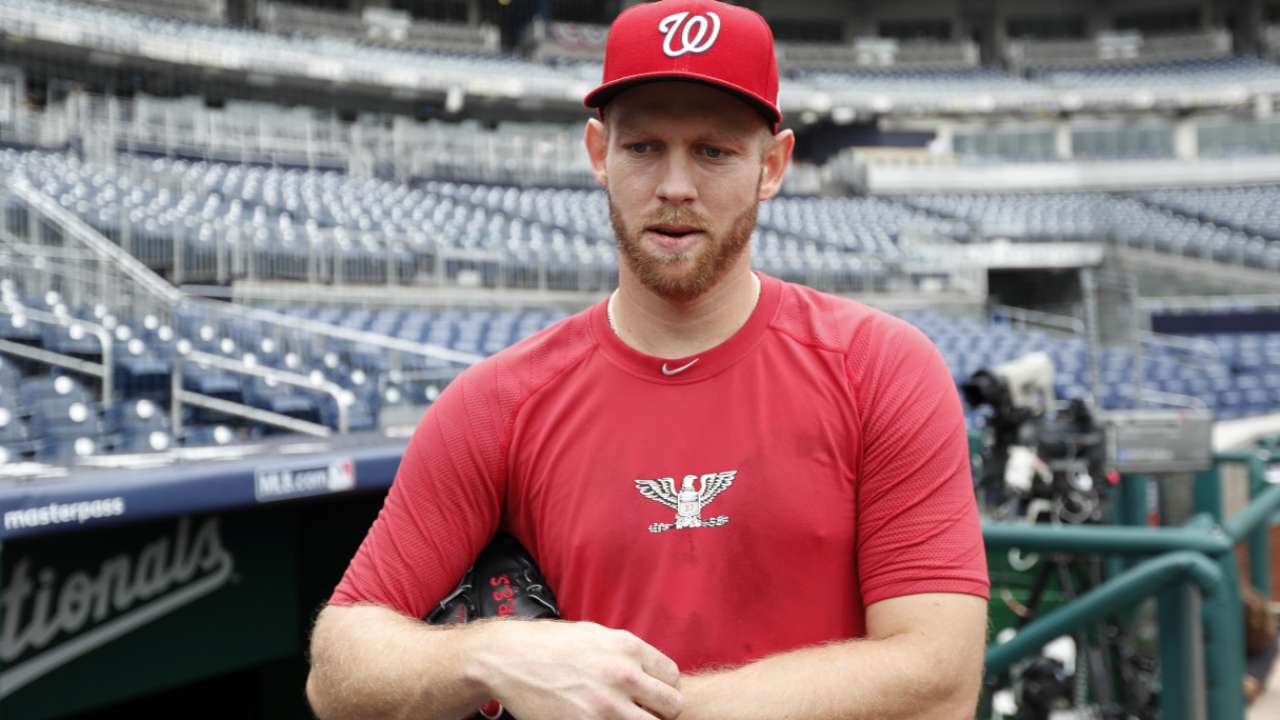 Discomfort ends Strasburg's 'pen session early