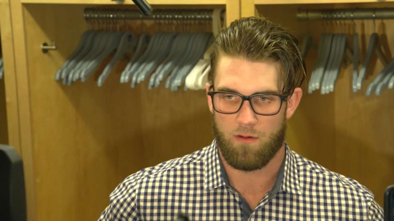 Harper on being ready for Game 5