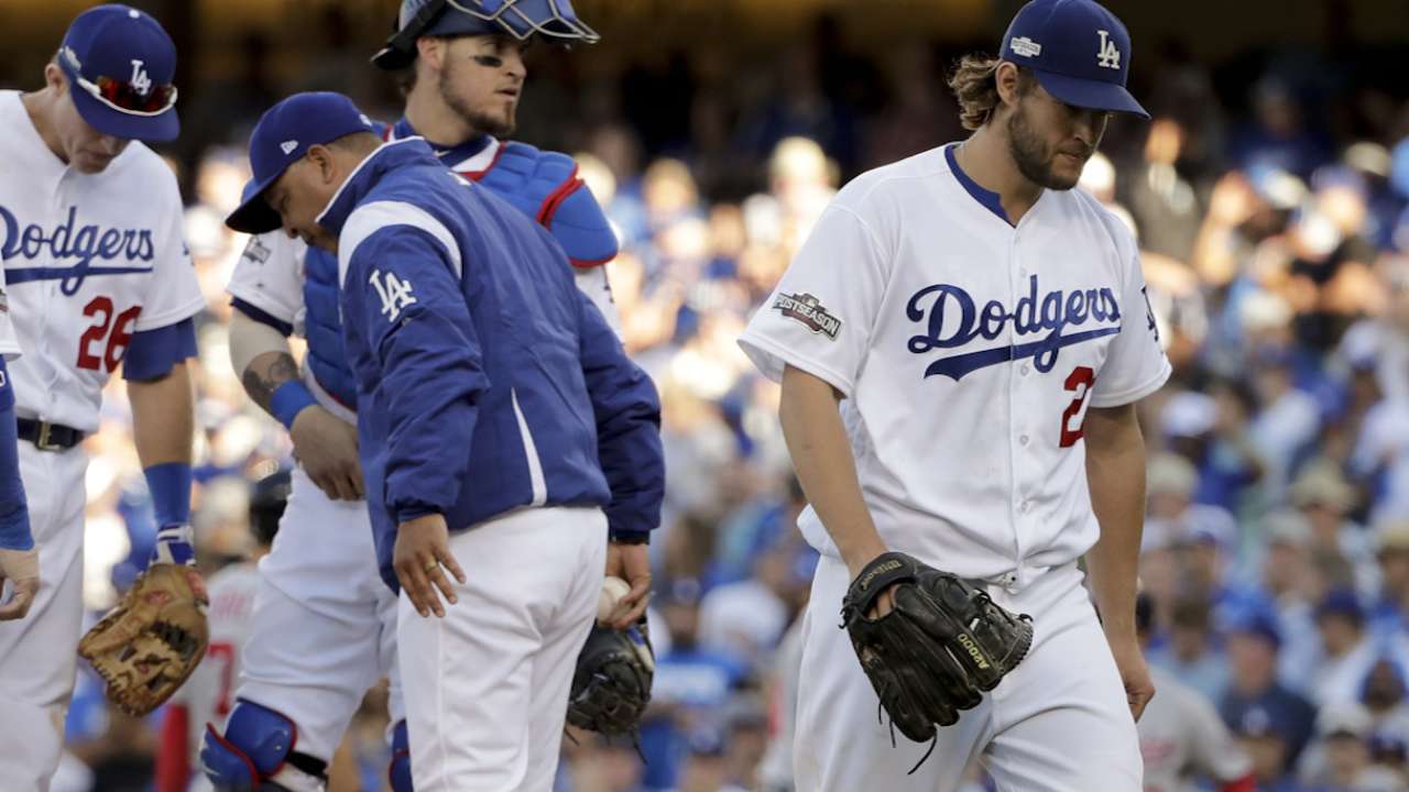Roberts on leaving Kershaw in
